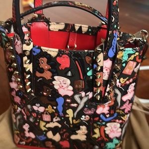 Christian Louboutin small leather pinup girl purse Cabata